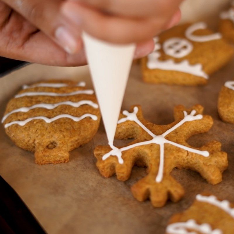 Step 4 Completion of eggless gingerbread cookies