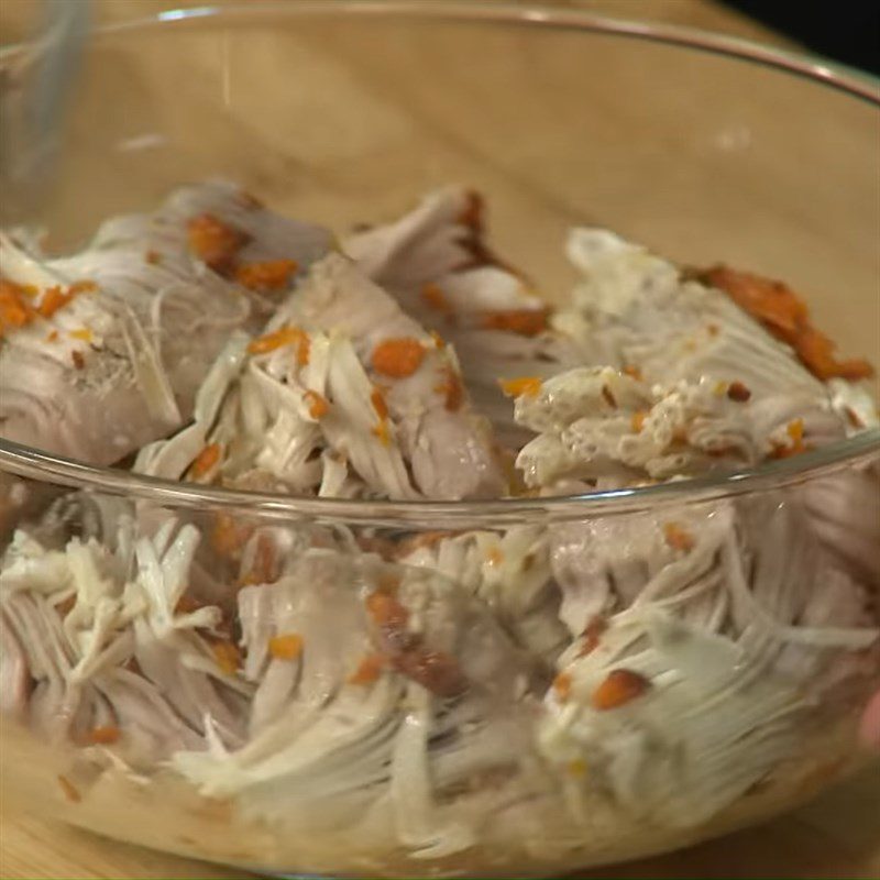 Step 2 Marinate the jackfruit for Young Jackfruit Soup with Turmeric