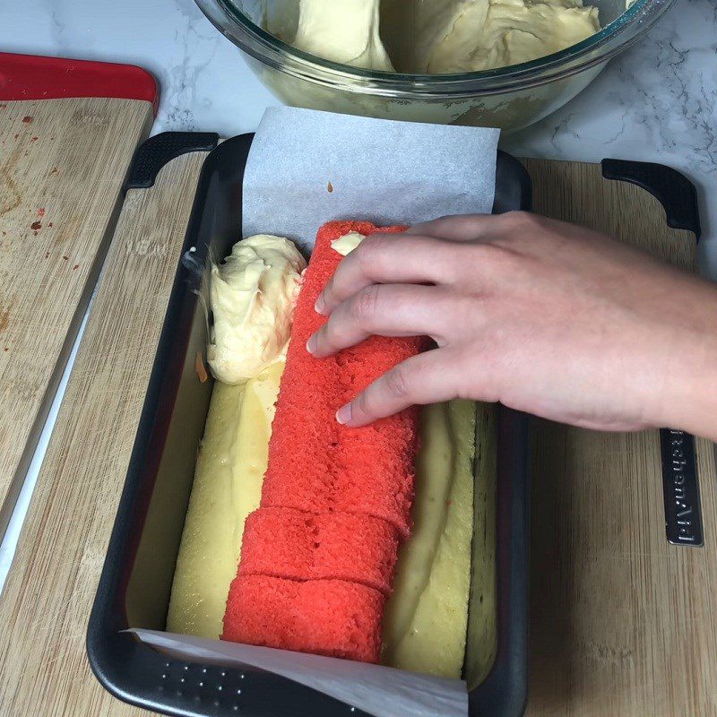 Step 6 Baking Vanilla Cake Heart-Shaped Sponge Cake