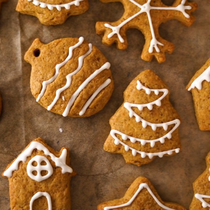 Step 5 Final product of eggless gingerbread cookies