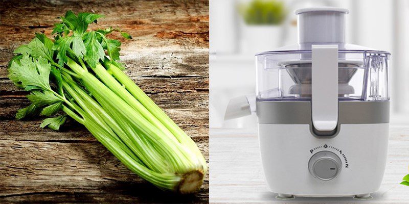 Ingredients for the celery recipe for skin beauty and body shape