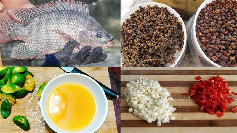 Ingredients for Grilled Tilapia