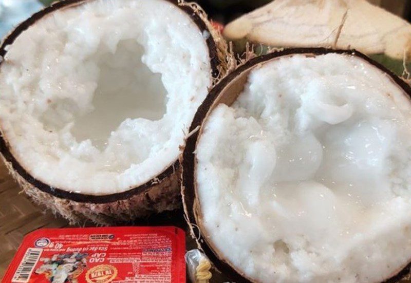 Frozen sap coconut