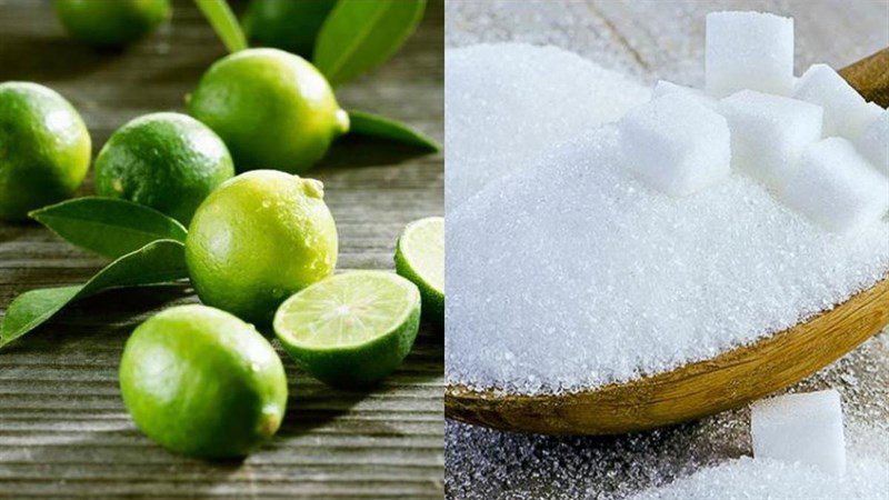 Ingredients for lime jam