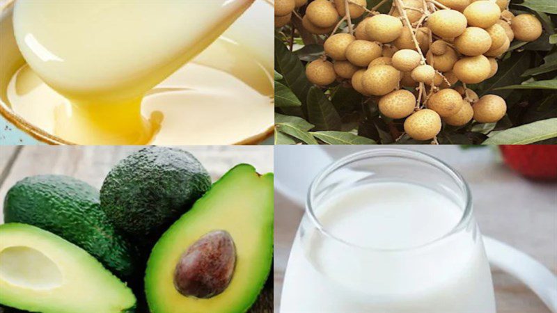 Ingredients for 3 avocado smoothie recipes