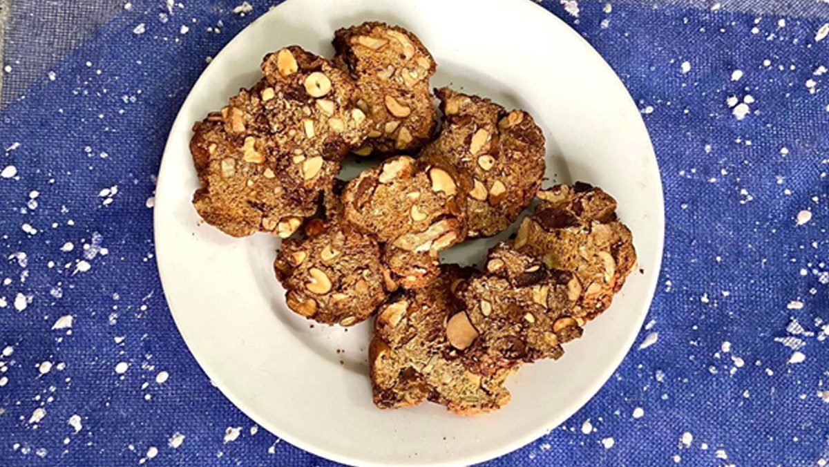 Biscotti cookies using an air fryer (recipe shared by a user)