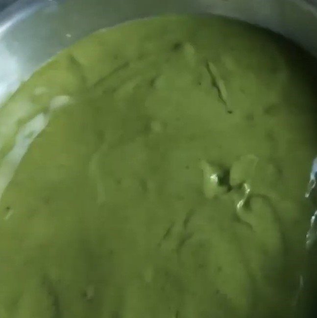 Step 7 Steaming the cake Green tea flan cake