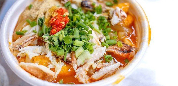 Crab noodle soup