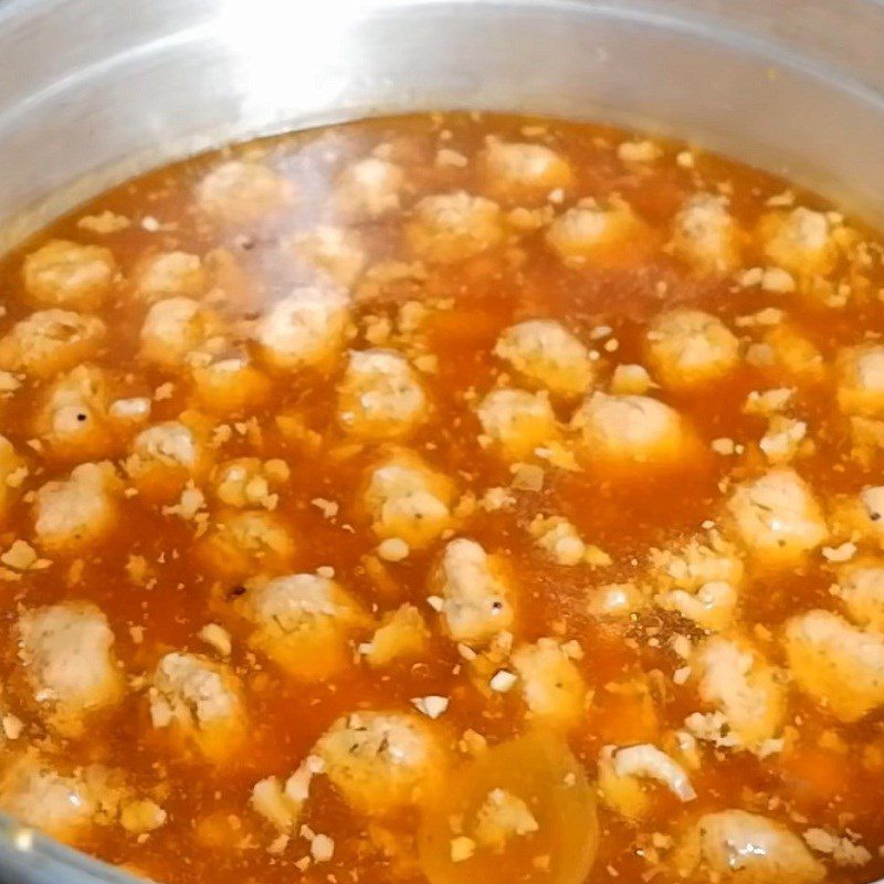 Step 5 Cook the broth for Nam Pho noodle soup