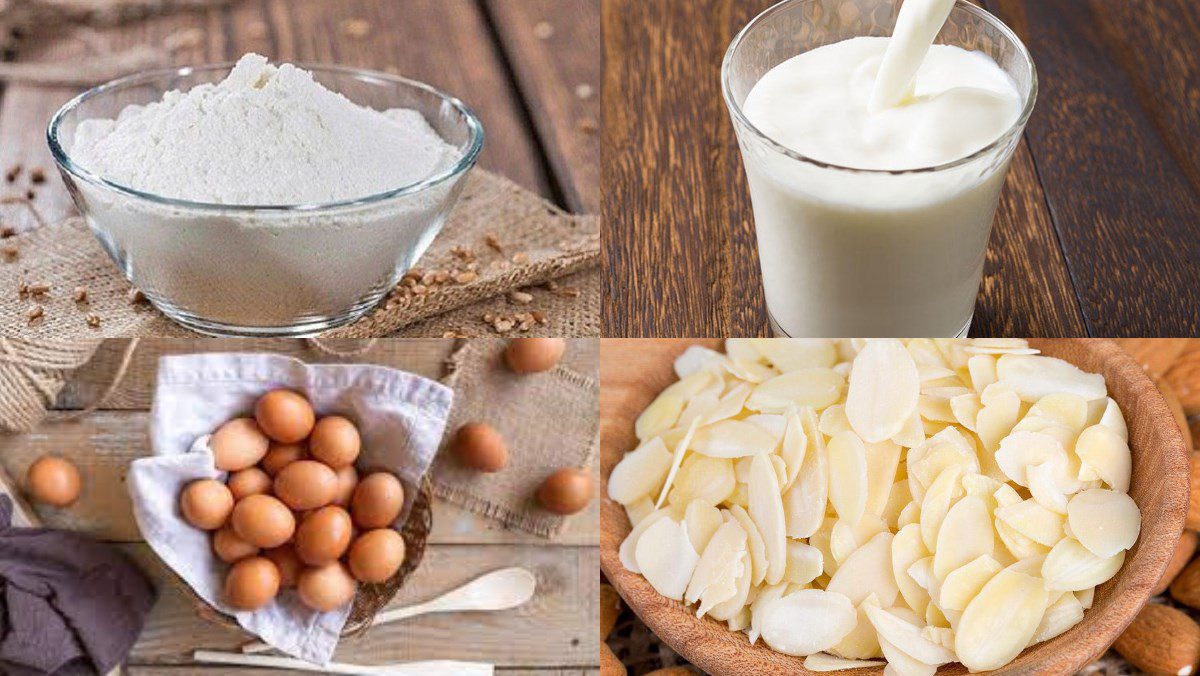 Ingredients for daisy bread using an air fryer