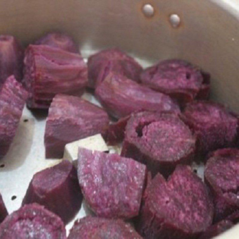 Step 4 Making the Purple Sweet Potato Filling Sweet Potato Bread