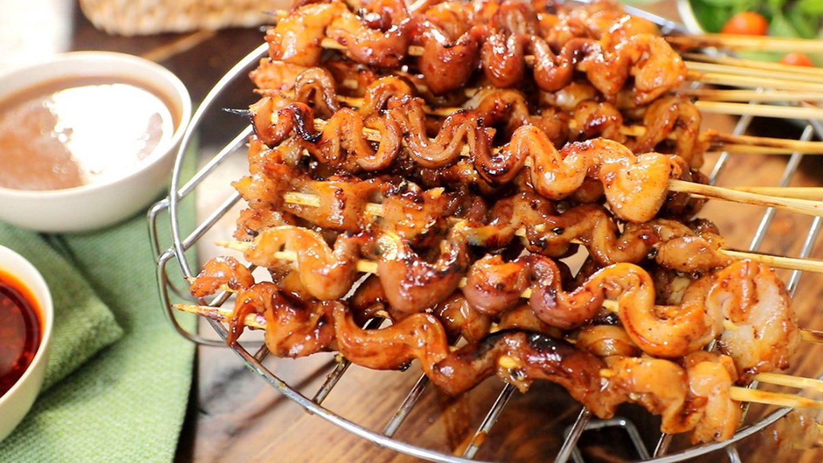 Five-spice grilled intestines