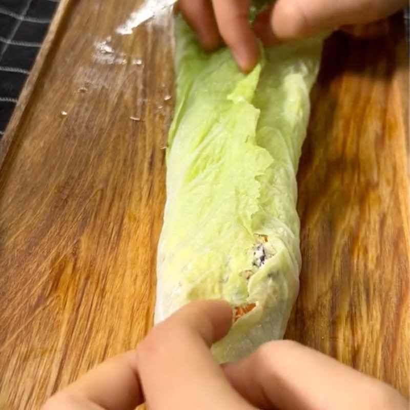 Step 4 Vegetarian cabbage rolls Vegetarian cabbage rolls with tofu