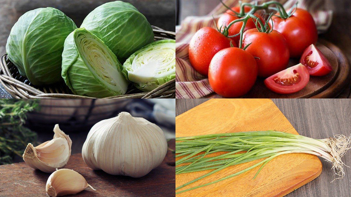 Ingredients for stir-fried cabbage with tomatoes, stir-fried cabbage with eggs