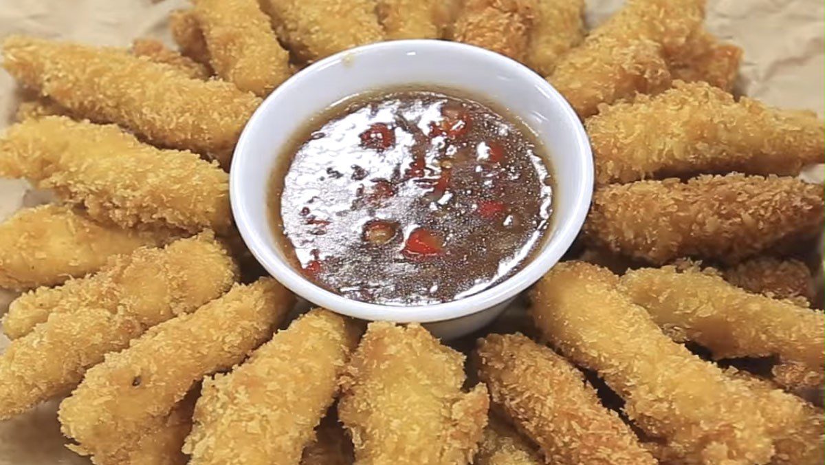 Crispy baby corn with tamarind sauce