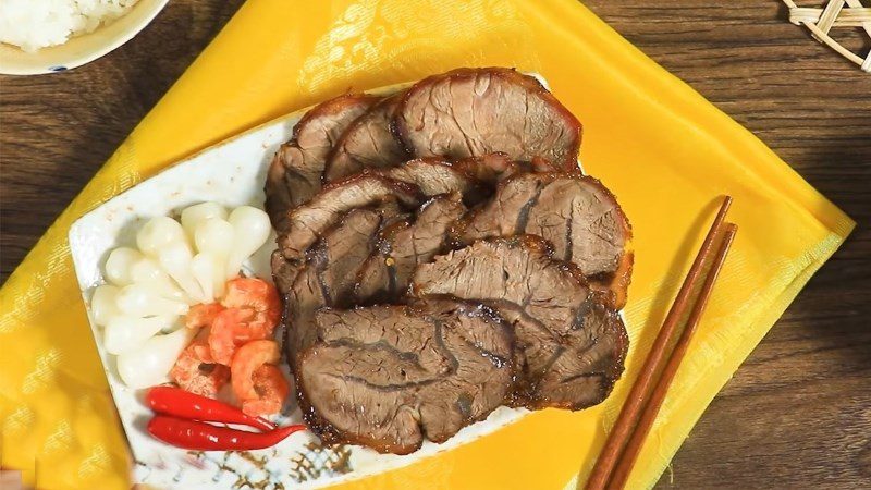 Beef shank salad with brown sugar