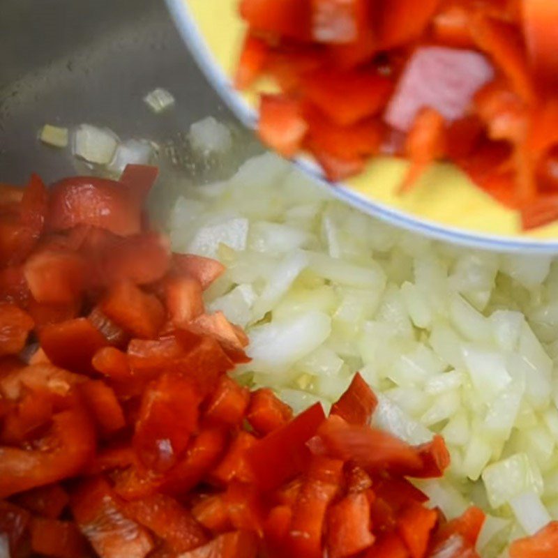 Step 2 Sauté the ingredients for Beef Stew with Red Beans