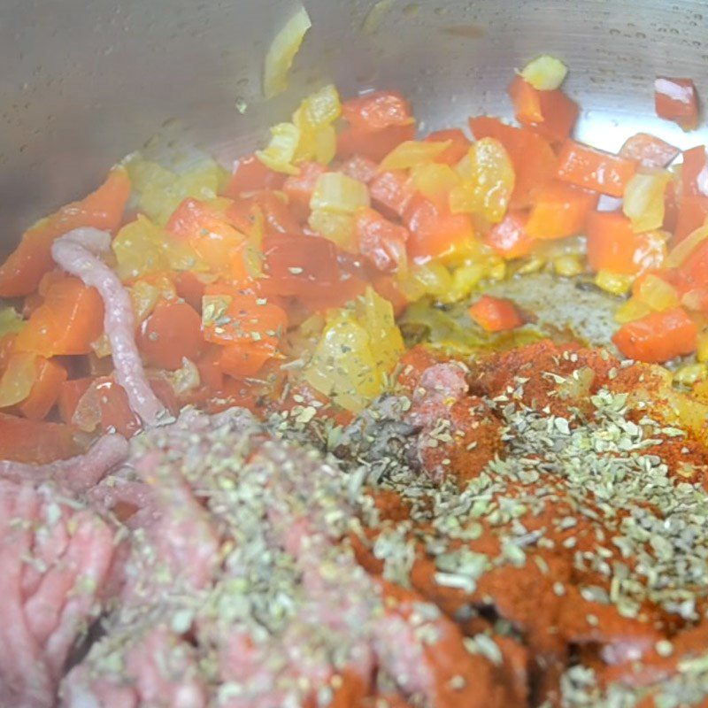 Step 3 Braise the meat for Beef Stew with Red Beans