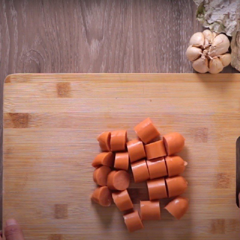 Step 1 Prepare the ingredients for baked vegetable sausages