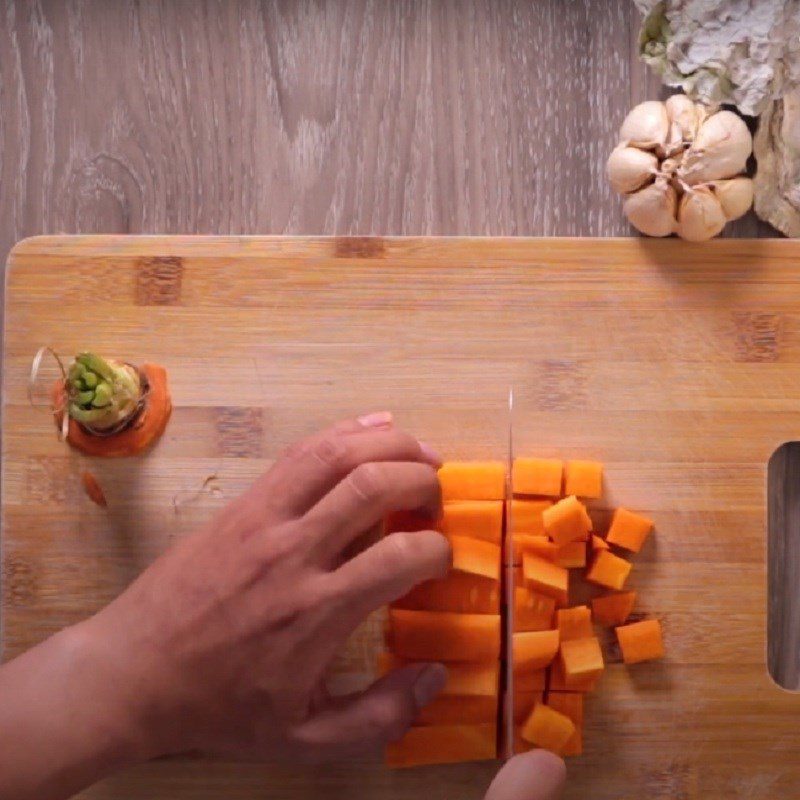 Step 1 Prepare the ingredients for baked vegetable sausages