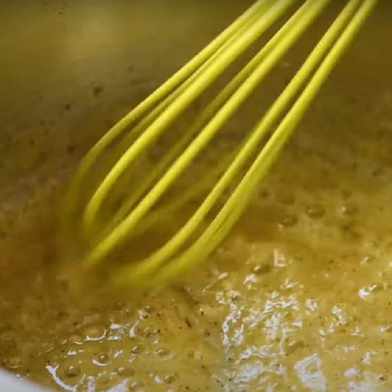 Step 2 Cook the butter mixture French-style cheese baked potatoes - Potatoes gratin