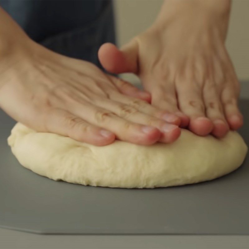 Step 2 Knead the dough for Cheese Bread in a pan