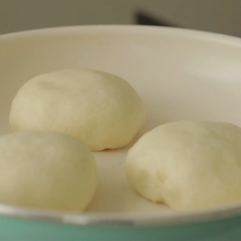 Step 6 Frying bread in a pan Cheese bread in a pan