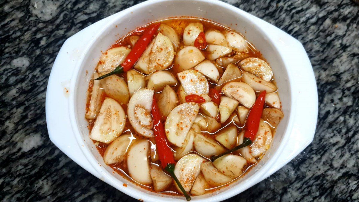 Pickled eggplant (Recipe shared by a user)