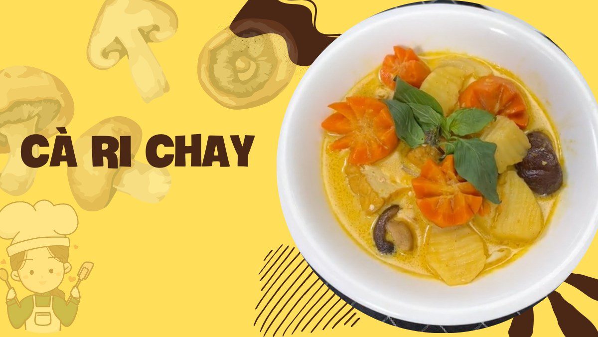 Vegetarian Curry (Recipe from the TikTok channel Bếp chay XANH)