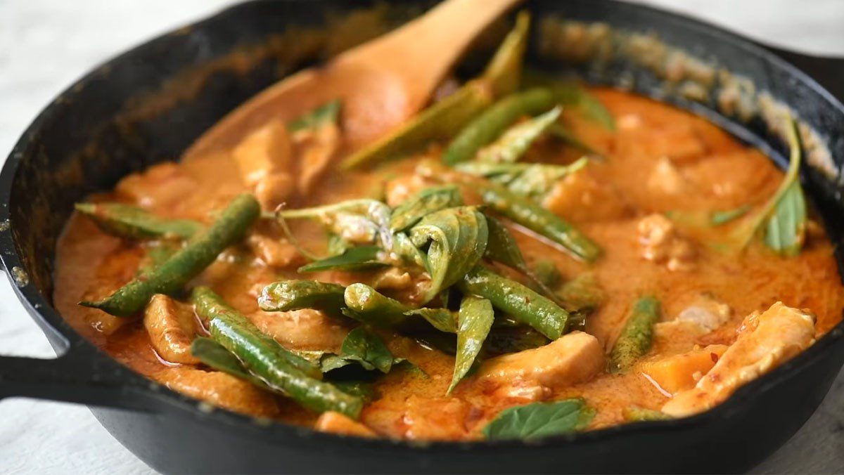 Thai Style Chicken Red Curry - Panang