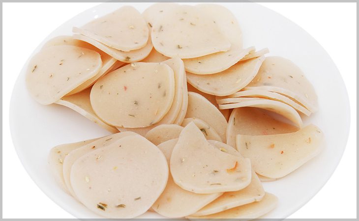 Ingredients for frying shrimp chips with an air fryer