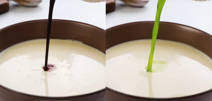 Step 4 Dividing the Cake Batter