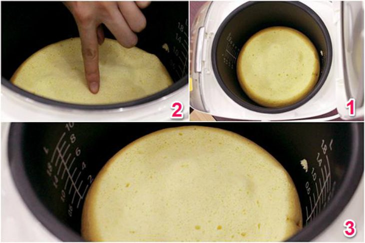 How to make sponge cake using a rice cooker