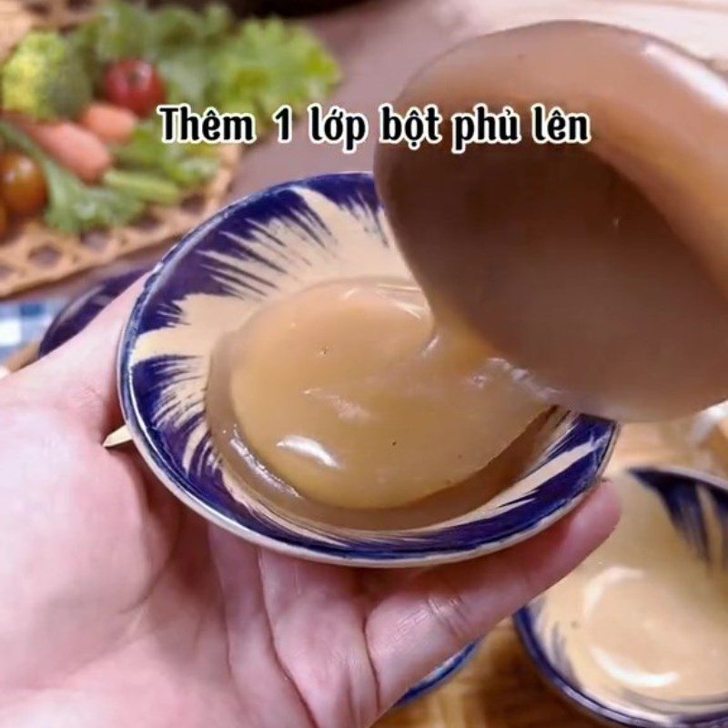 Step 5 Making flat rice cake