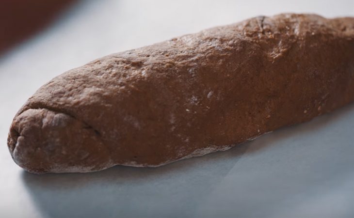 Step 2 Shaping the bread Black bread