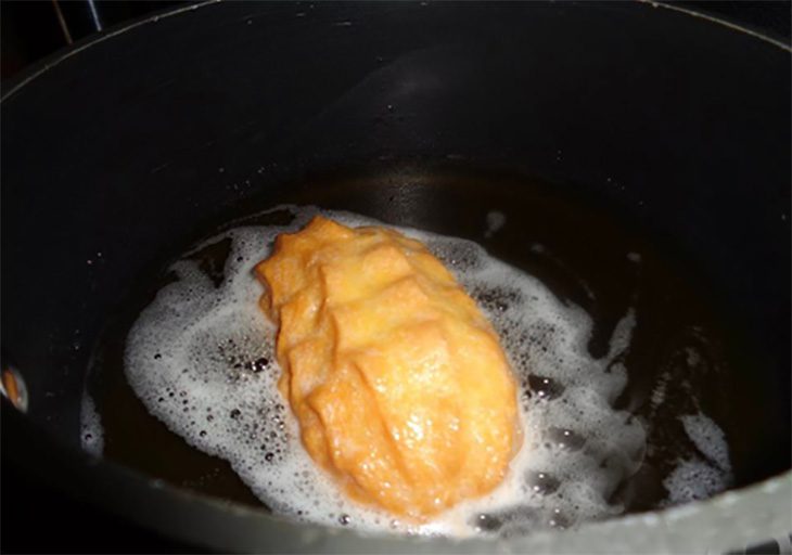 Step 2 Fry the Dough for Cream Puff Without an Oven