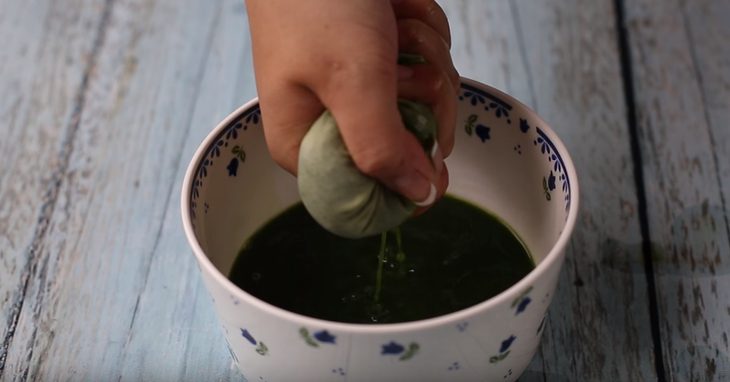 Step 1 Prepare natural colors for Five-colored Bánh trôi