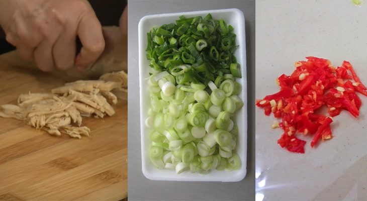 Step 1 Prepare the ingredients for Vegetarian Bò Bía