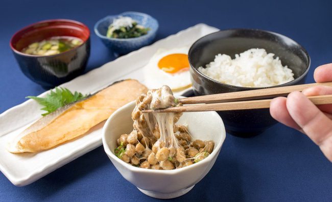 Step 5 Natto Product - fermented soybeans