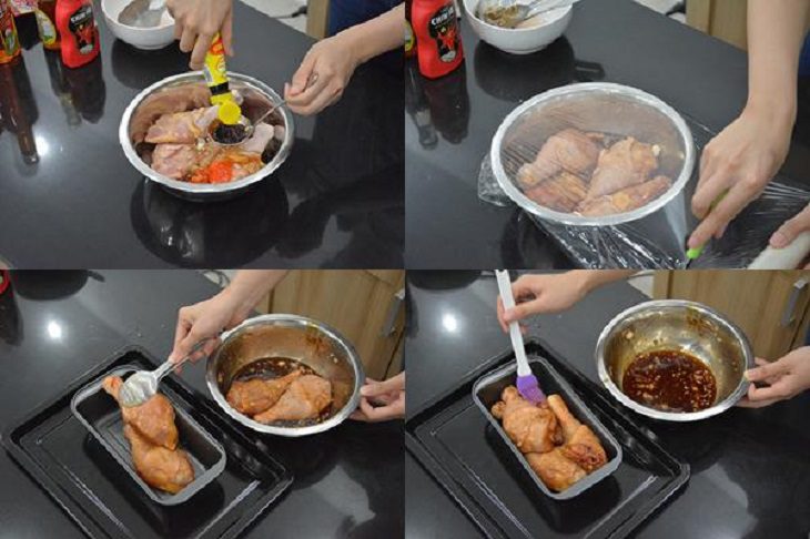 Step 1 Marinate the chicken for honey-grilled chicken thighs using the oven