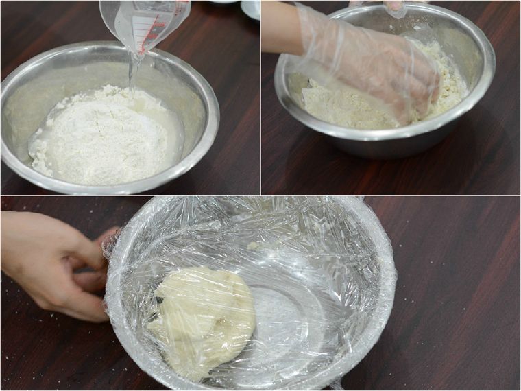 Step 2 Making the Gyoza dough