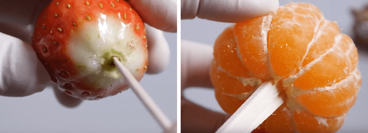 Step 1 Prepare the fruits for fruit candy