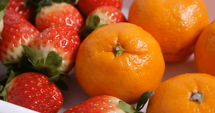 Ingredients for fruit candy