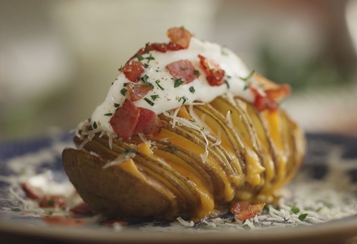 Step 7 Final Product Baked Potatoes with Cheese