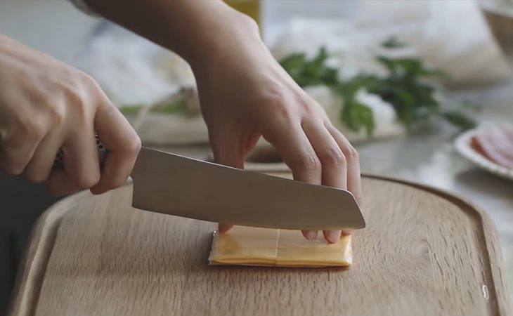 Step 2 Prepare other ingredients Baked potato with cheese