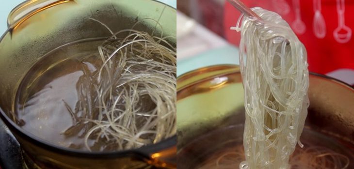 Step 2 Prepare other ingredients Stir-fried vermicelli with crab