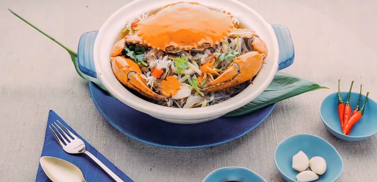 Step 4 Final product Stir-fried vermicelli with crab