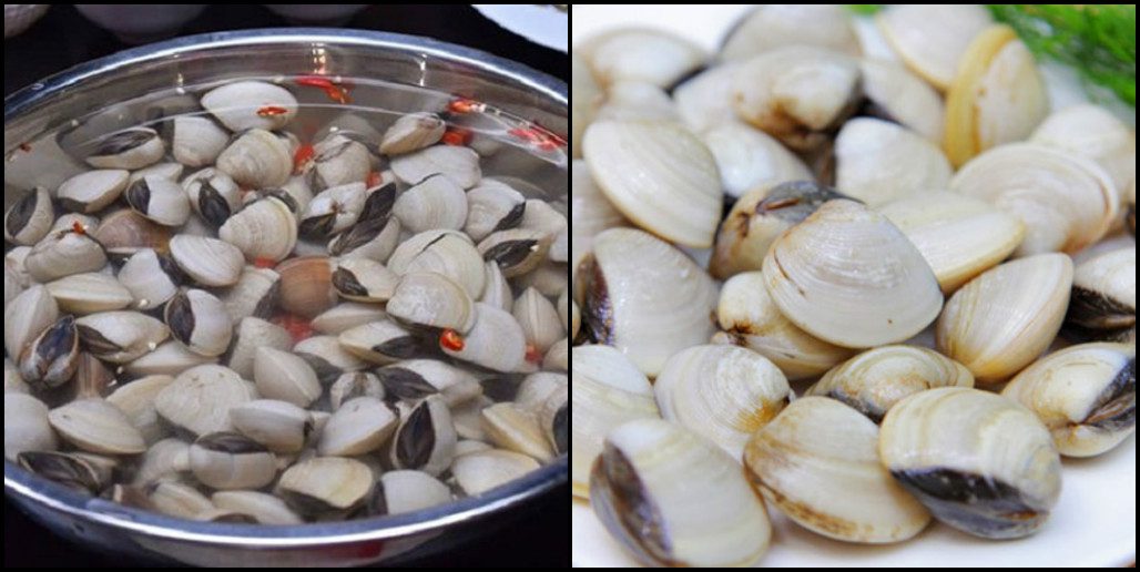 Step 1 Prepare seafood for Seafood Grilled Mushrooms in Foil