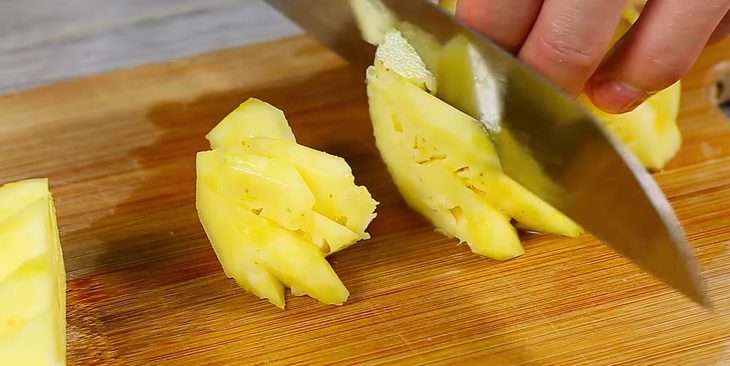 Step 1 Prepare the ingredients for Cucumber and Pineapple Salad