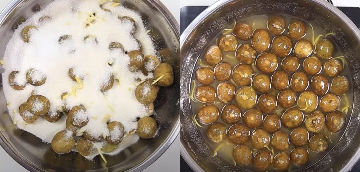 Step 3 Soak sour fruits with sugar and ginger stir-fried